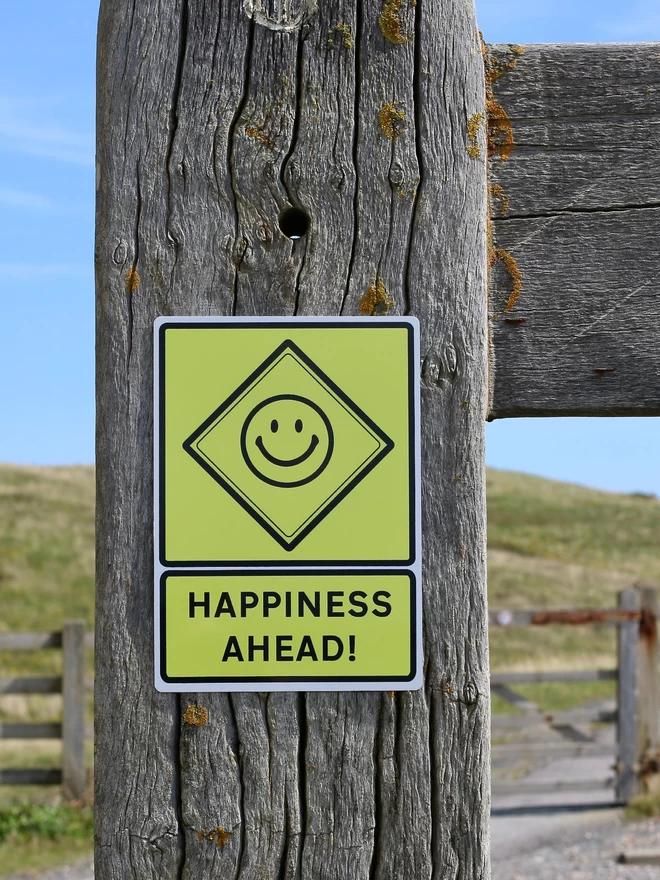 Positivity Sign Happiness Metal Sign Mims & Family