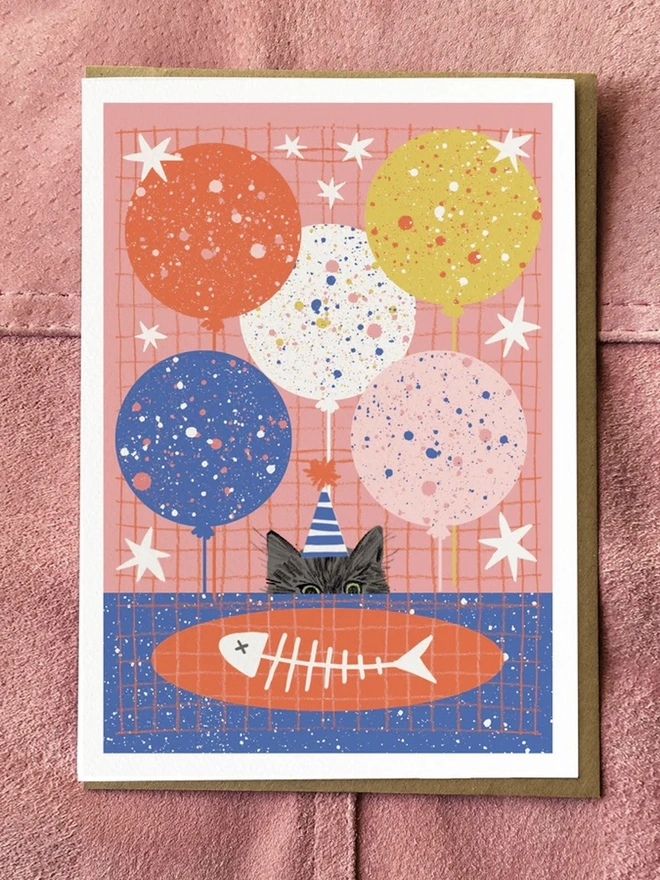 Birthday Cat Card