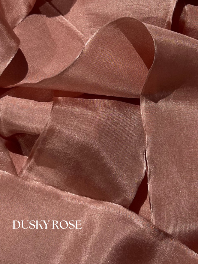 DUSKY ROSE RIBBON