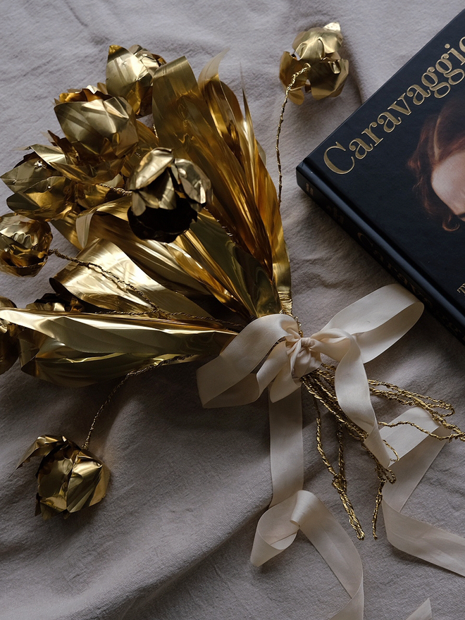 Brass Tulip Bouquet by artist Debbie Fairbrass