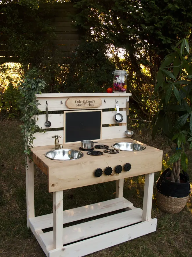 Personalised Wooden Outdoors Kids Kitchen 
