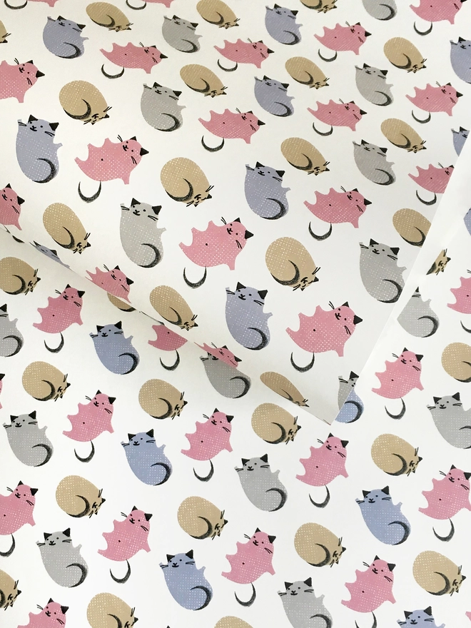 Pink And Blue New Baby Wrapping Paper