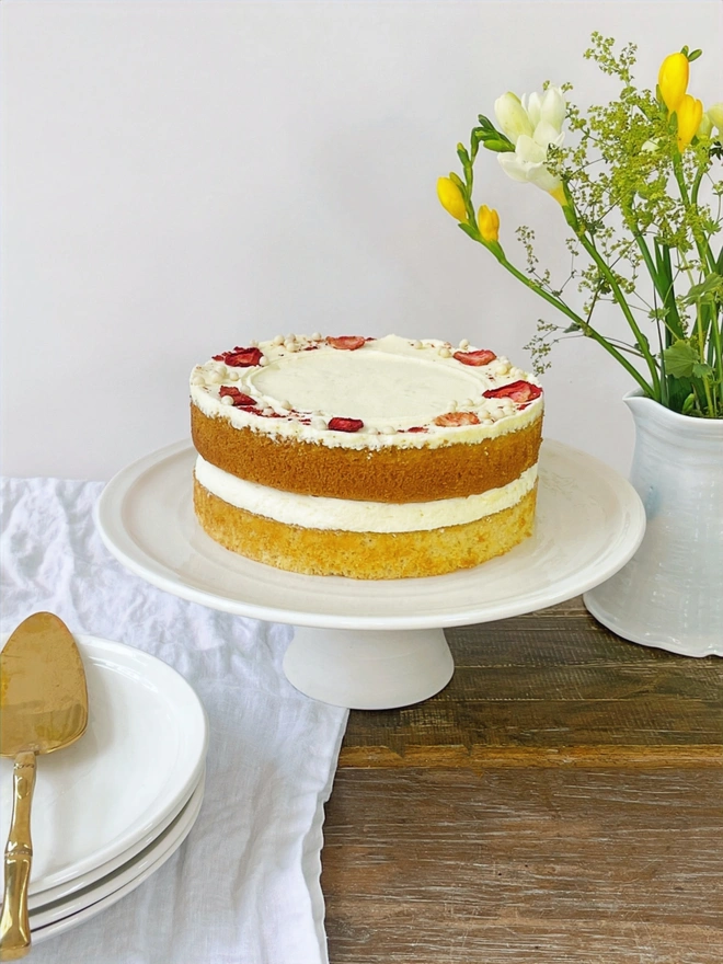 Personalised Large Ceramic Cake Stand