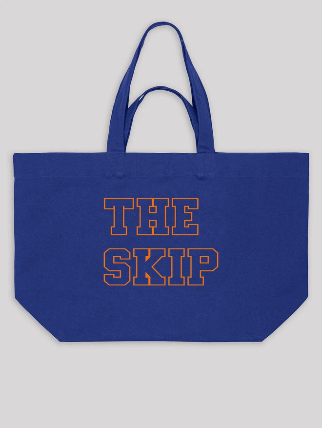 skip blue bag