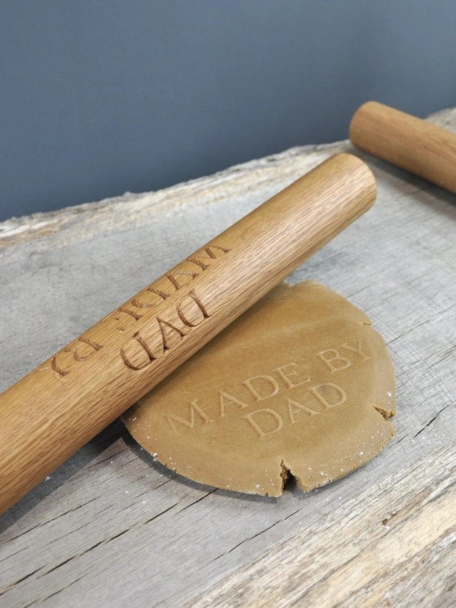 Personalised Oak Rolling Pin