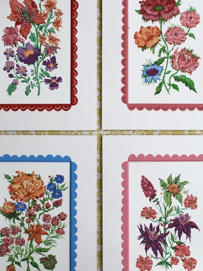 Vintage Wildflowers Art Print