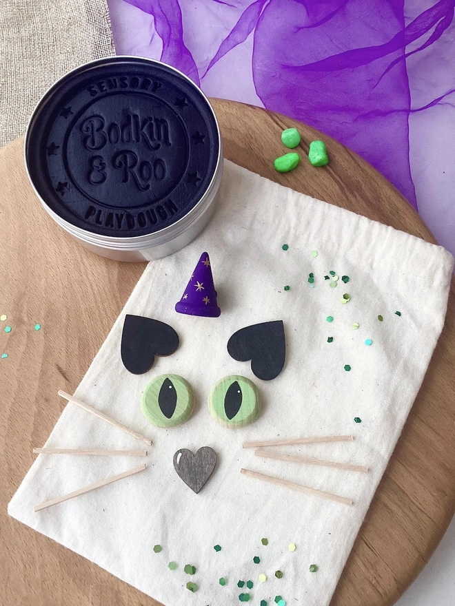 Black Cat Playdough Kit