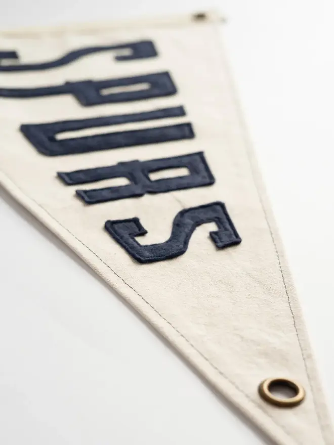 'Spurs' Retro Style Football Pennant Flag
