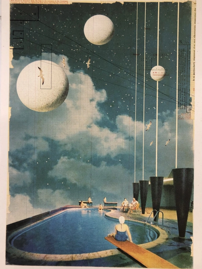 Celestial Swim Second Edition Screenprint