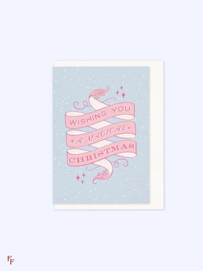 'Christmas Ribbon' Florialice X Flora Fricker Christmas Card 