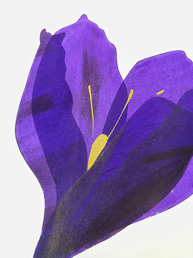 Crocus Screenprint