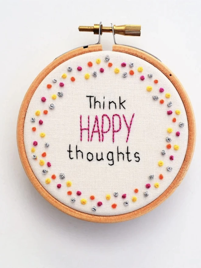 Inspirational Quote Hoop Wall Hanging/ Stocking Filler/ Gift