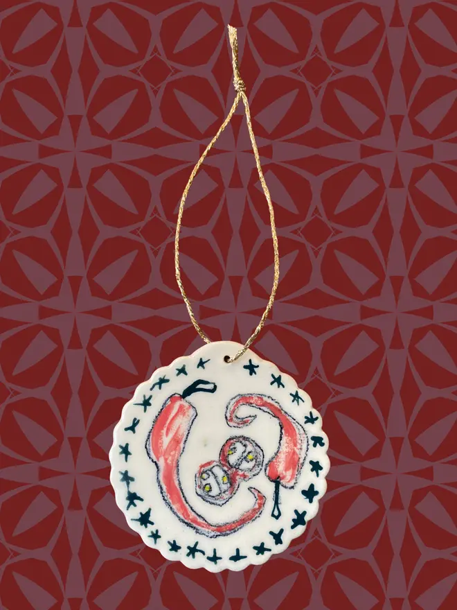 Chillies ornament