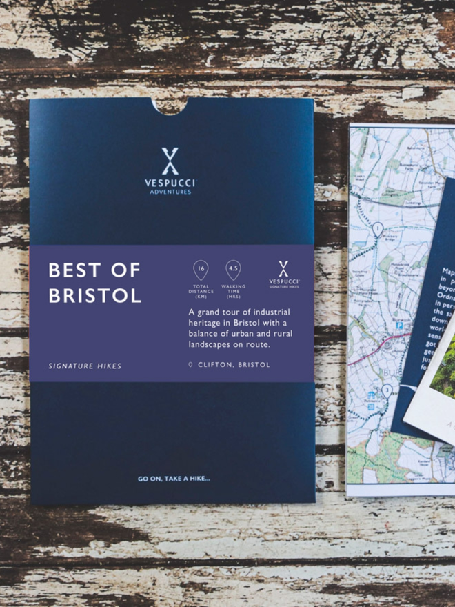 Best of Bristol guidebook walking map