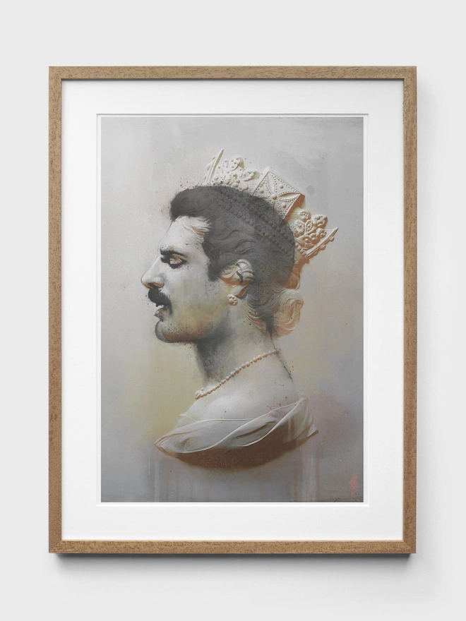 Freddie Mercury Graphite - Natural Frame
