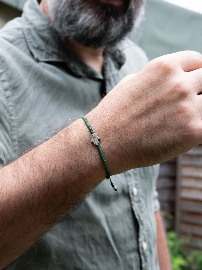 green bracelet for men