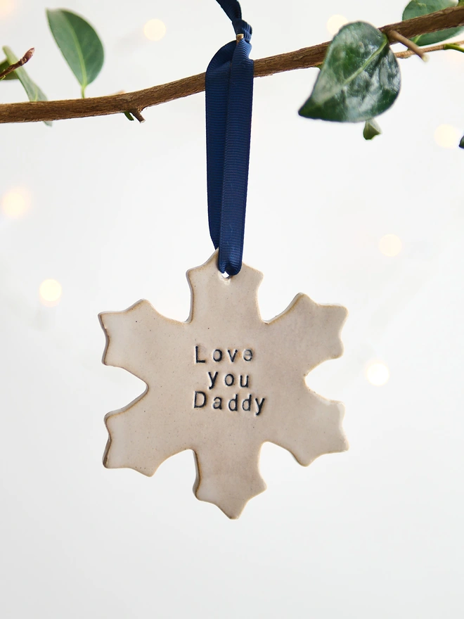 ceramic Christmas decoration