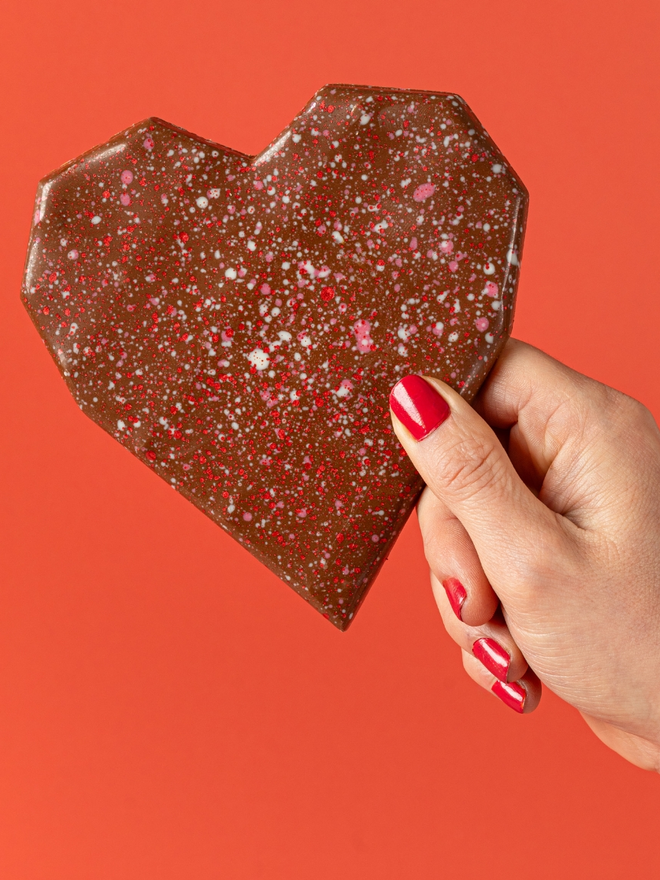 Milk Chocolate Heart Bar