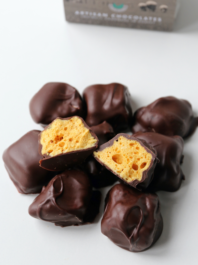 Vegan Honeycomb chocolates