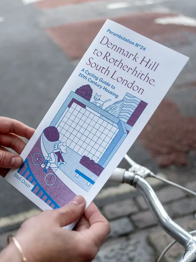 denmark hill to rotherhithe london cycling guide. a cycling map of south london.