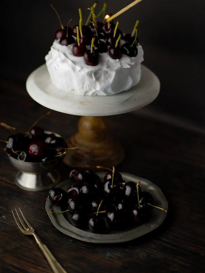 Cherry Cake Candles