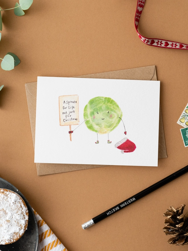 Sprout Christmas Card 