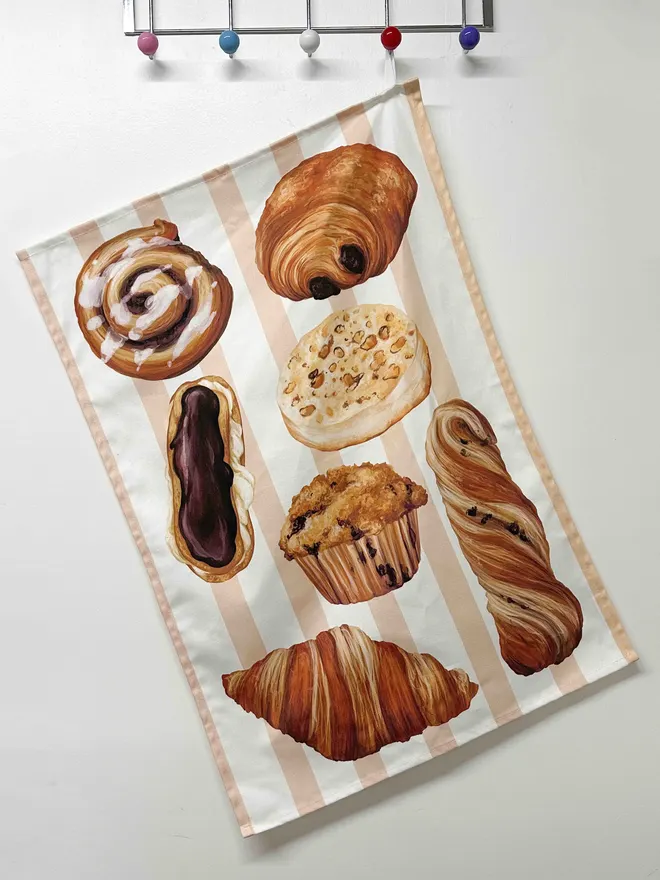 Pastry tea towel