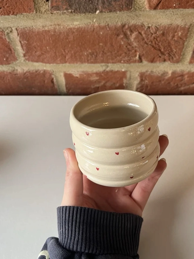Bubble Mini Hearts Espresso Cup