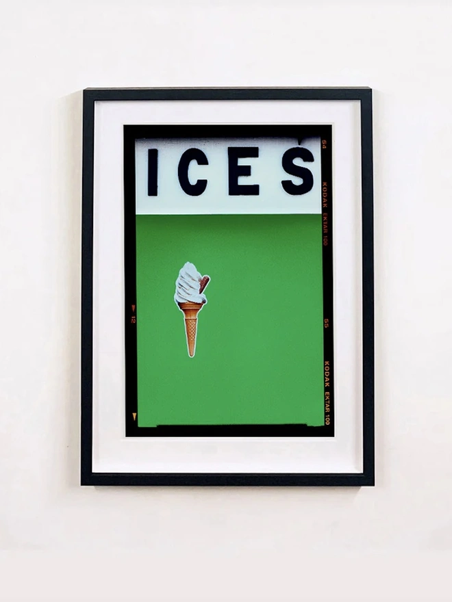 'ICES', Green, Bexhill on Sea, Colourful Artwork