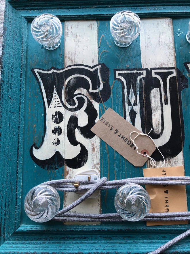 funk fairground light sign