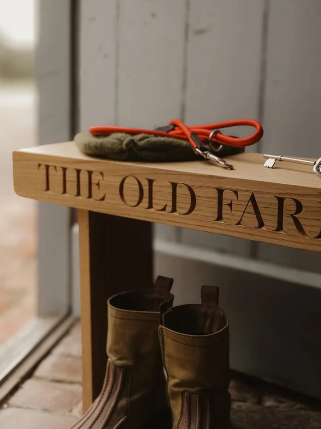 Oak Scandi Bench