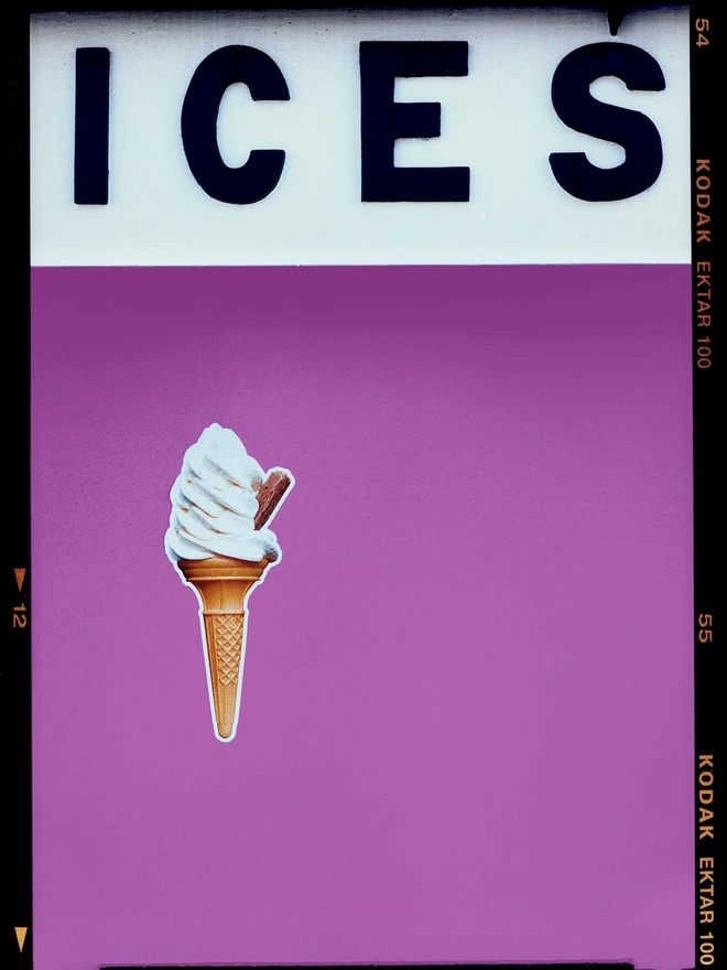 'ICES', Plum, Bexhill on Sea, Colourful Artwork