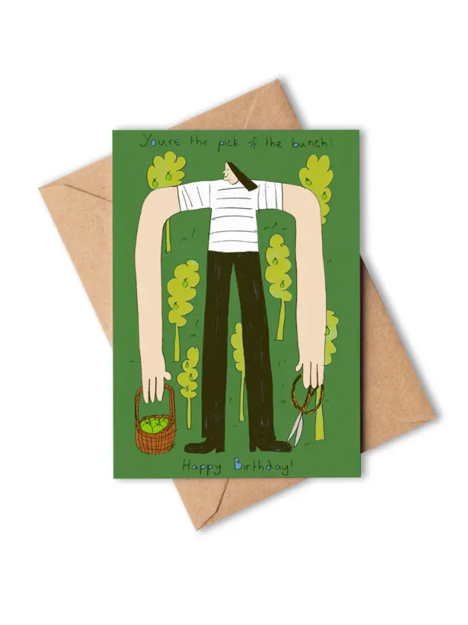 'You're The Pick Of The Bunch, Happy Birthday' Greeting Card