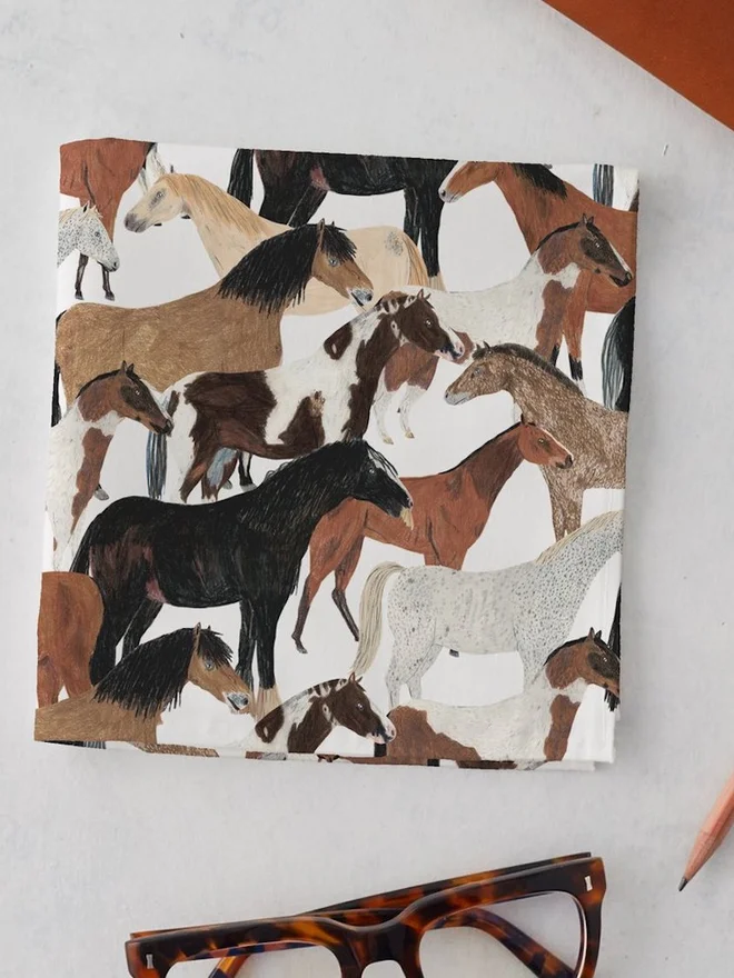 Ponies Handkerchief Pocket Square 
