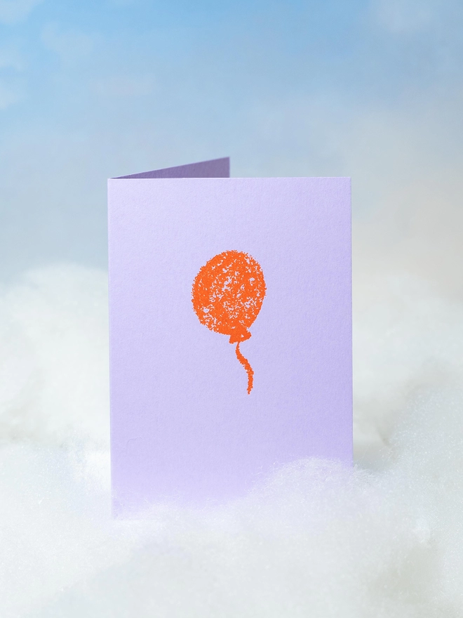 Balloon - Hand Foiled Card