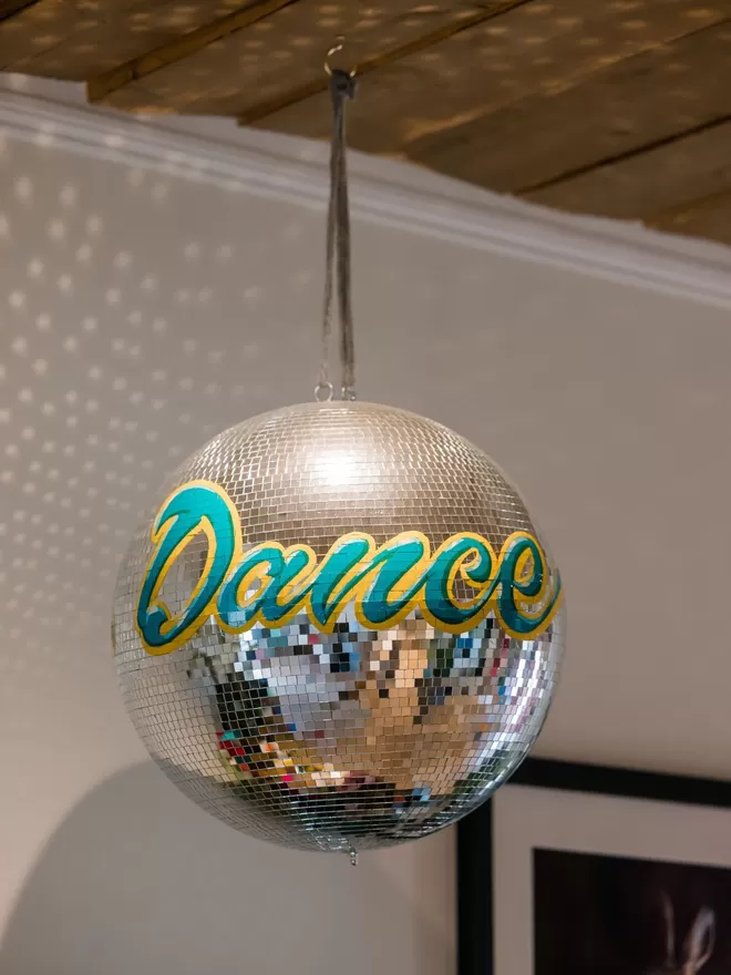'Dance' Disco Ball by Third Eye.