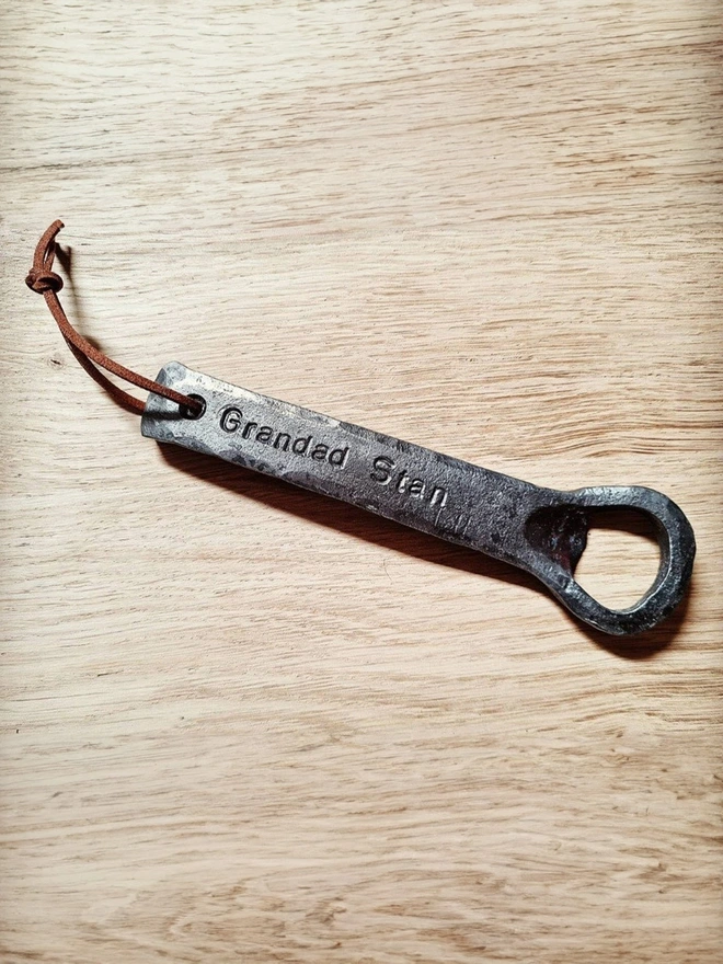 Grandad stan bottle opener