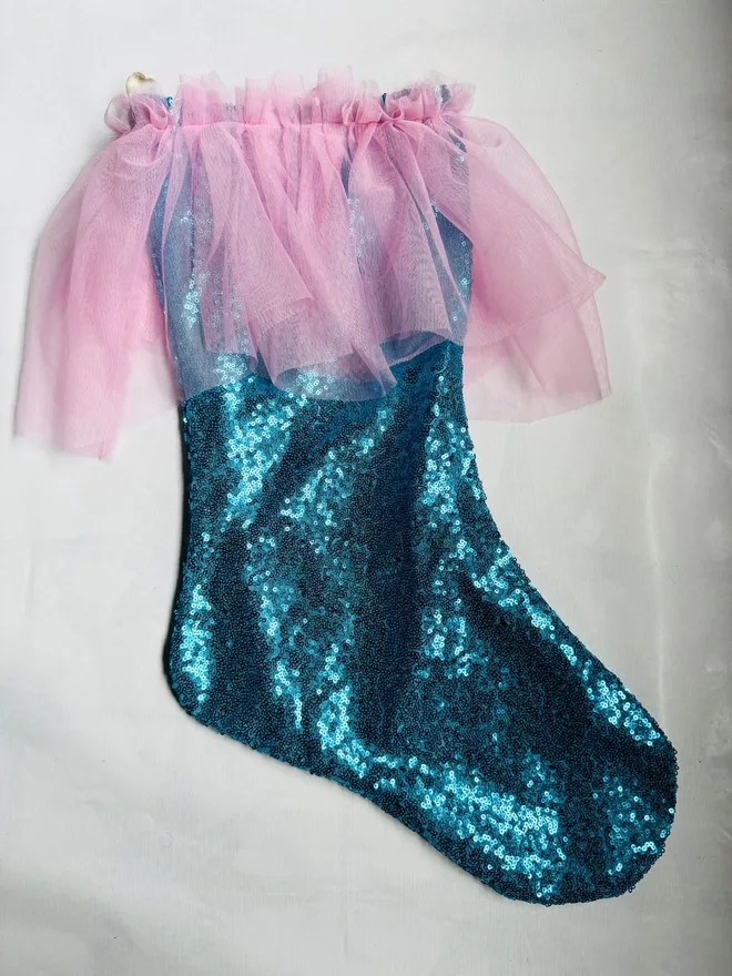  Christmas stocking sequin stocking ruffle stocking tulle stocking magical Christmas sparkle Christmas colourful colourful stockings   