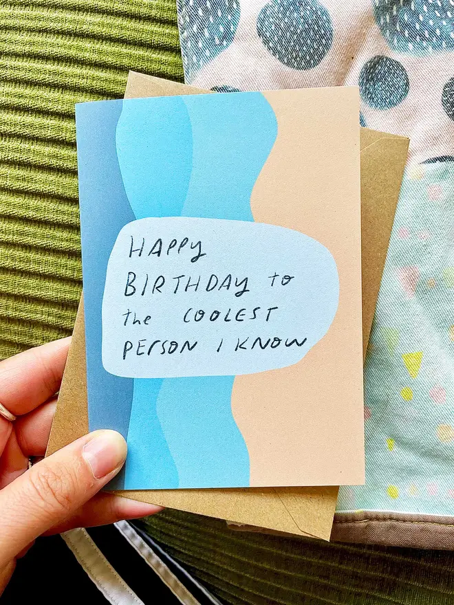 Coolest person I know card