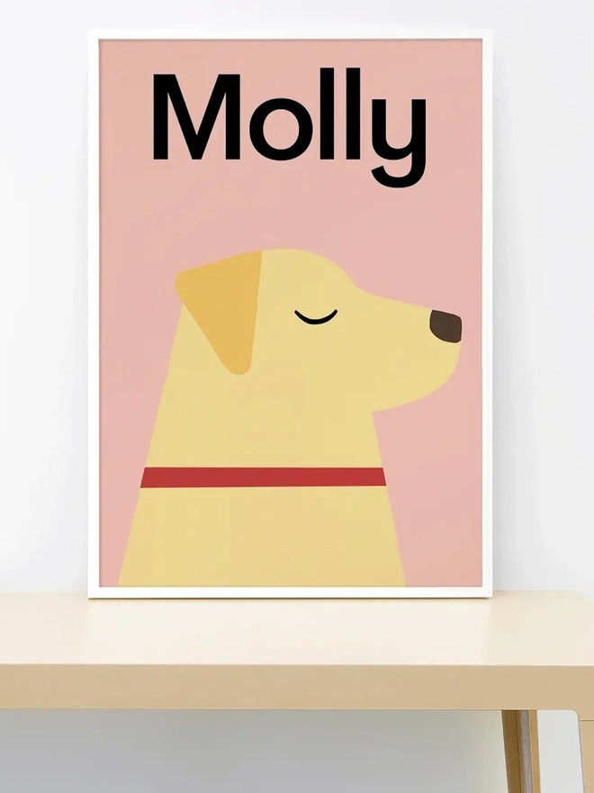 Personalised Labrador Print