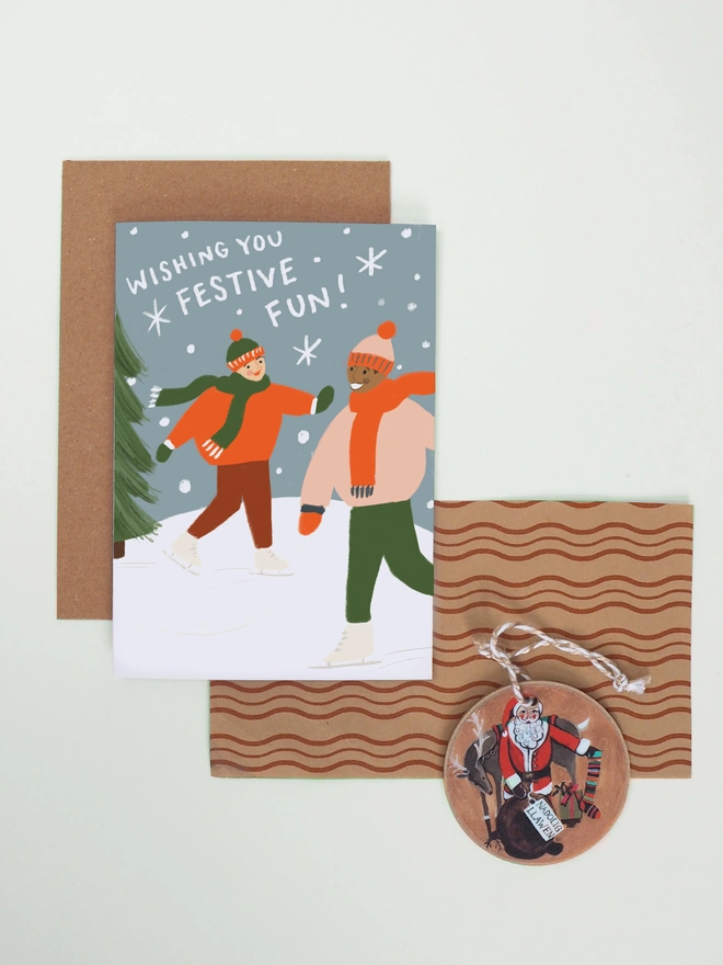 festive fun christmas card pack