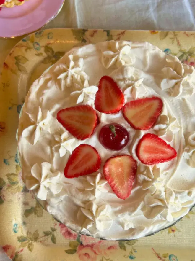 Fake Strawberry Trifle Replica Heritage Dessert