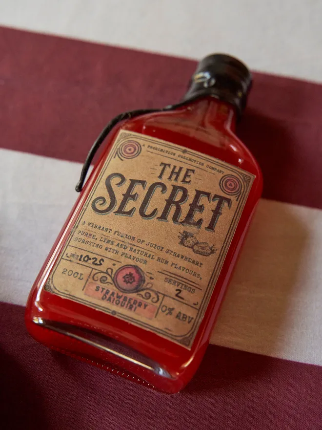 Strawberry Daiquiri Bottled Cocktail
