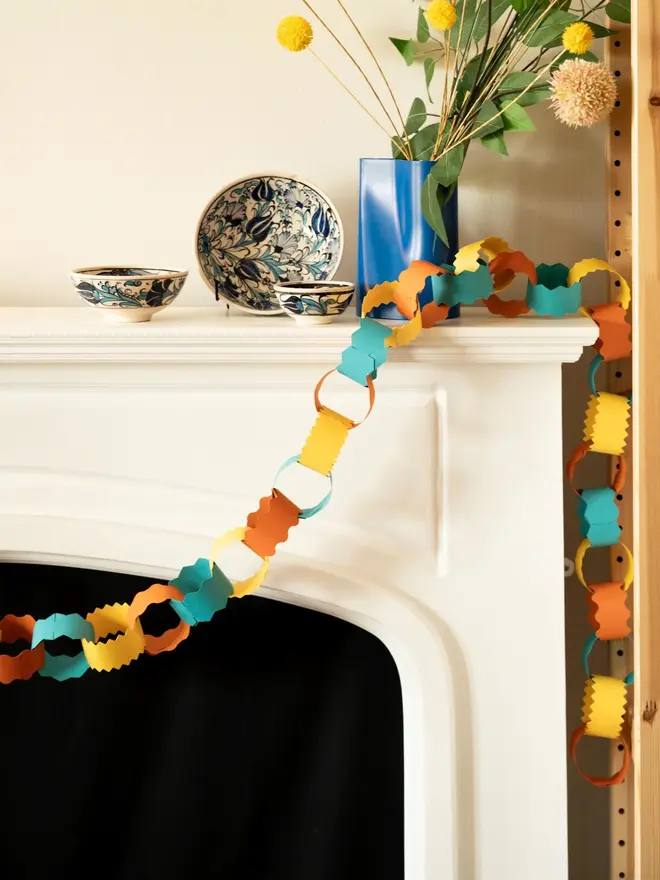 spring and summer paper chain