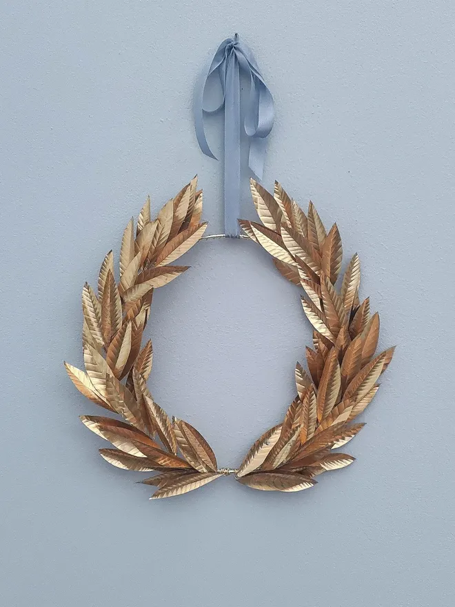 Regular Brass Laurel Wreath