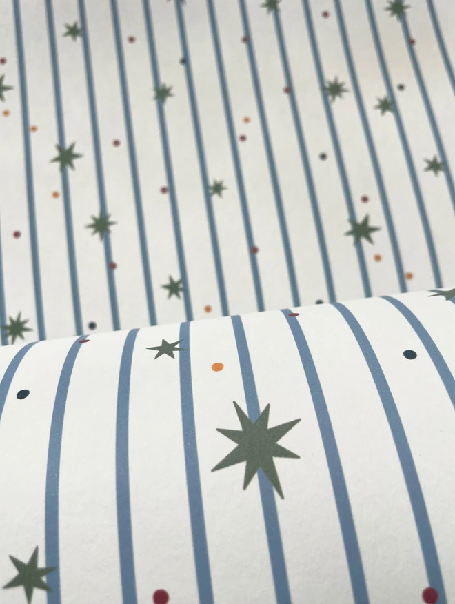 Ducks In A Row Stars and Stripes Kids Wallpaper Roll