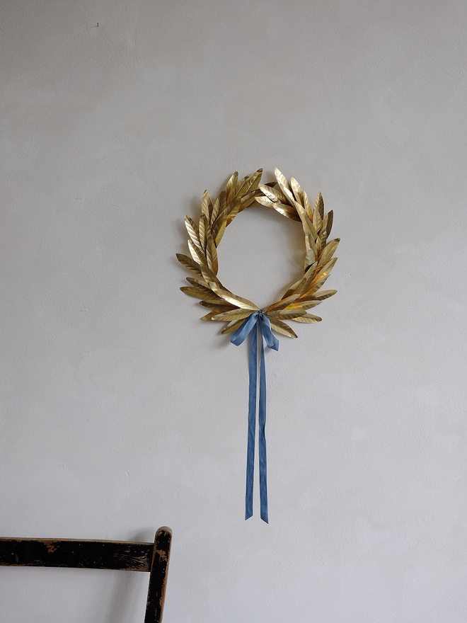 Regular Brass Laurel Wreath