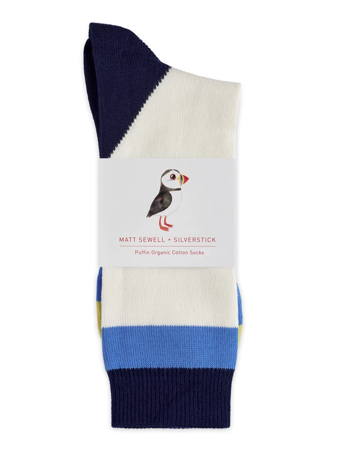 Matt Sewell Puffin Organic Sock