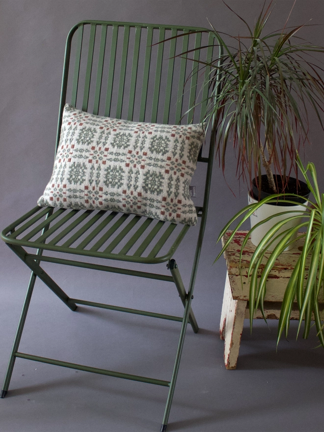 Welsh Tapestry Cushion Linen