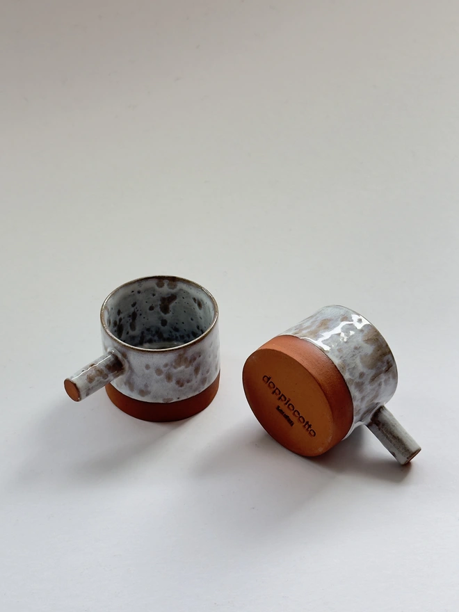 Blue Speckled Espresso Cup 
